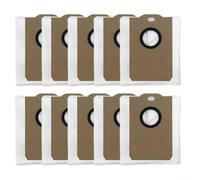 Lot de 10 sacs à poussière jetables pour aspirateur robot MONSGA MR1 - Haute capacité - Tissu non tissé - Facile à installer