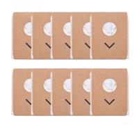 Lot de 10 sacs à poussière pour aspirateur Eureka Stylus pour Elite NEC490BL sans fil Construction en tissu non tissé 3 l