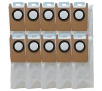 Lot de 10 sacs à poussière pour aspirateur robot compatibles avec Eufy Omni S1 Pro, 4/10 pièces, design jetable scellé pour une efficacité de nettoyage prolongée