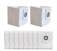 Lot de 10 sacs à poussière pour aspirateur robot EZVIZ avec station de base RC3 Plus, RE4 Plus/RE4 Plus, RE5 Plus