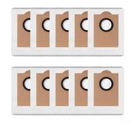 Lot de 10 sacs à poussière pour aspirateur robot Lefant M3/M3 Max, sacs à poussière de grande capacité avec col ferme, recharges de sacs à poussière pour nettoyeurs