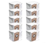 Lot de 10 sacs à poussière pour aspirateur Vexilar pour robot W11 - Sacs de rechange en tissu non tissé de grande capacité pour sols propres - Facile à installer
