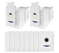 Lot de 10 sacs à poussière pour aspirateurs robots Yeedi Cube Pro+ et Ultra Plus, 5 couches de filtration en non-tissé pour maintenir la puissance d'aspiration