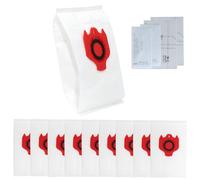 Lot de 10 Sacs Aspirateur pour Miele FJM - Convient aux Modèles Compact C1, Compact C2, Complete C1,S2 S3 S4 S5 S6 S7 | Hyclean 3D Efficiency, Sac à poussière avec 4 Filtres