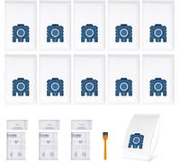 Lot de 10 Sacs Aspirateurs Compatibles avec Miele Pure GN 3D Sacs pour Classic C1 Complete C2 Complete C3, S2 S4 S5 S6 S8 Series