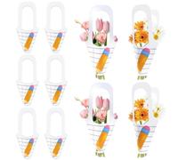 Lot de 10 sacs cadeaux pour la rentrée scolaire avec poignée, cadeaux de reconnaissance des enseignants, bouquets en papier pour arrangement floral pour la fête des enseignants, anniversaire, remise