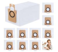 Lot de 10 Sacs d'aspirateur Accessoires pour L10s Ultra / L10 Ultra/L20 Ultra Aspirateur, Grande Capacité de 2,5 L, pour Xiaomi X10 & Dr-eame L10 Ultra/ L10s Ultra Robot Vacuum