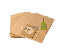 Lot de 10 sacs d'aspirateur compatibles avec DUSTCRAFT 1050 E, S, 10 sacs d'aspirateur + 2 micro-filtres + 2 filtres moteur compatibles avec les sacs d'aspirateur Swirl Z107