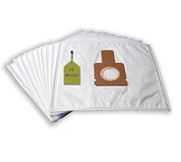 Lot de 10 sacs d'aspirateur compatibles avec HOOVER BV71_BV10011, 10 sacs à poussière + 2 micro-filtres + 2 filtres moteur similaires aux sacs d'aspirateur HOOVER BV71… Serie, H 58, H 63, H 64, H 69