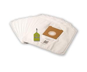 Lot de 10 sacs d'aspirateur compatibles avec Siemens VS 04G1000 Serie, 10 sacs d'aspirateur + 1 micro filtre similaire à celui des sacs d'aspirateur d'origine Siemens VS 04G. Serie, PowerProtect Type