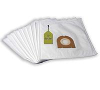Lot de 10 sacs d'aspirateur compatibles FIRSTLINE at 1300 E, 10 sacs d'aspirateur + 2 micro-filtres + 2 filtres moteur compatibles avec les sacs d'aspirateur Swirl X28