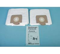 Lot de 10 sacs d'aspirateur de qualité supérieure pour aspirateurs Rowenta chaudière RU 10 à 20, RB 50-70 - Remplace Swirl R 23