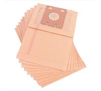 Lot de 10 sacs d'aspirateur de qualité supérieure pour Miele type S180 à S205 et S217 - S226 - Remplacement pour Swirl M44 M47, Menalux 3102, Europlus M305, Wolf 0510, 0530, 0570