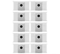Lot de 10 sacs d'aspirateur de rechange 3,5 litres pour aspirateur Ecovacs pour Deebot T80 pour robot aspirateur OMNI