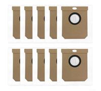 Lot de 10 sacs d'aspirateur de rechange pour aspirateurs robot Polaris PVCR 4250 et PVCR 4260 | Sacs à poussière auto-vidés avec filtration avancée | Confinement hygiénique | Non tissé durable