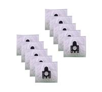 Lot de 10 sacs d'aspirateur de rechange pour Miele Classic C1 C2 C3 GN S2000 S5000 and S8000 Series (S8340)