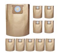 Lot de 10 sacs d'aspirateur DXVA19-4102 pour aspirateur sec et humide DEWALT de 40 à 50 litres, compatibles avec DXV12P DXV14P DXV16P DXV16PA DXV16S