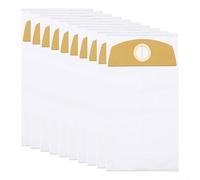 Lot de 10 sacs d'aspirateur en non-tissé pour Flex FLE00219 et pour VC 6 L MC 18.0 Series, haute efficacité de collecte de la poussière avec forte puissance d'aspiration
