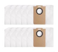 Lot de 10 sacs d'aspirateur haute efficacité pour Monsga pour modèles MV3 avec design résistant aux déchirures pour capturer 99,97 % de la poussière et efficacement