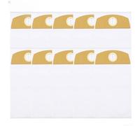 Lot de 10 sacs d'aspirateur jetables en polaire pour Flex FLE00219 VC6 L MC 18.0 Numéro de modèle 487287 pour une filtration efficace