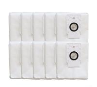 Lot de 10 sacs d'aspirateur jetables grande capacité pour Polaris PVCRAC 7750 et IQ Home avec contrôle fin de la poussière