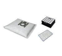 Lot de 10 sacs d'aspirateur Kallefornia K28 + filtre HEPA + filtre de protection moteur pour Siemens VS06 synchropower VS06A111/12