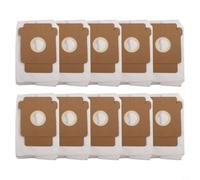 Lot de 10 sacs d'aspirateur pour 105 pour Combo, Plus 405 505 Max 705, Recharges automatiques de station vide pour robots, sacs à poussière haute efficacité avec filtration avancée
