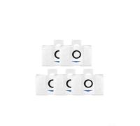 Lot de 10 sacs d'aspirateur pour Ecovacs pour deebot X1 pour omni pour t20 pour omni - Sacs de rechange de 3 l avec filtre à charbon actif pour robot aspirateur, station d'aspiration, blanc (5 pièces)