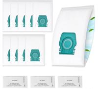 Lot de 10 Sacs D'aspirateur pour Miele Pure TU / Guard S1/L1 Junior / Silence / Allergy avec 3 Filtres D¿évacuation