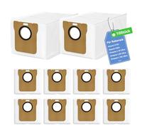 Lot de 10 sacs d'aspirateur pour robot aspirateur Xiaomi X20+/Xiaomi X10+/Dreame L10s Ultra/Dreame L10 Ultra/Dreame L20 Ultra, accessoires de sac de 3 l
