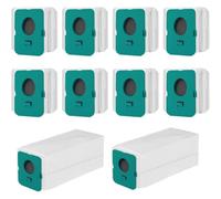 Lot de 10 sacs d'aspirateur pour Samsung Bespoke VCA-ADB95 Jet Dust Bags Kit, pièces de rechange pour aspirateur sans fil, sac à poussière de grande capacité pour VS20A95823W / VS20A95943N/WA /