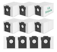 Lot de 10 sacs d'aspirateur X40 compatibles avec Dreame L10s Ultra Gen 2, L10s Ultra Gen 3, X40 Ultra, X50 Ultra, L40 Ultra, L50 Ultra, Mova P10/E30/P50/V50, 3,2 grande capacité de rechange