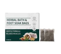 Lot de 10 sacs de bain de pieds naturels relaxants pour soulager le stress, formule anti-fatigue, pour la relaxation quotidienne et l'élimination de l'humidité froide