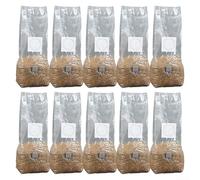 Lot de 10 sacs de croissance du mycélium conçus pour fournir des conditions optimales pour les champignons gastronomiques et médicinaux (25 × 50)