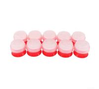 Lot de 10 sacs de culture de champignons avec filtre à air et couvercles en plastique réutilisables pour la croissance du mycélium en serre 5 x 4 cm