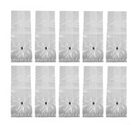 Lot de 10 sacs de culture de champignons en polypropylène, résistants et rétention d'humidité pour variétés gourmandes et médicinales, mycélium optimisé (15 × 50)