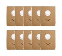 Lot de 10 sacs de grande capacité pour Eureka pour robot stylus de 3 l | Système de filtration à 5 couches, capture les poussières fines et les cheveux, idéal pour les personnes souffrant