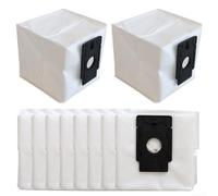 Lot de 10 sacs de nettoyage pour robot Tapo RV10 Plus 4 l | Compatible avec le modèle RVA200, design jetable, aucun outil nécessaire pour l'assemblage, garde l'air propre