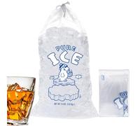 Lot de 10 sacs de rangement réutilisables avec cordon de serrage - Sacs de rangement pour la restauration, les barbecues, les fêtes de famille, Noël, 8 livres, Siehe Beschreibung