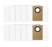 Lot de 10 sacs de rechange pour aspirateur robot Ultenic T20 Pro avec filtre ultra fin et matériau pour une efficacité de nettoyage améliorée