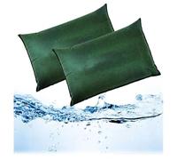 Lot de 10 sacs de sable auto-absorbants réutilisables pour construire des barrières imperméables pour détourner et bloquer l'eau (30 x 70 cm)