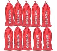 Lot de 10 sacs de sable de protection contre les inondations en toile pour une réponse d'urgence rapide et un contrôle des inondations