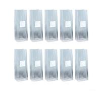 Lot de 10 sacs de substrat pour champignons compatibles avec mélanges pasteurisés et stérilisés pour espèces gourmandes et médicinales (32 x 65 x 6)