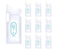 Lot de 10 sacs d'urine de camping de 700 ml, sac de commodité d'urgence pour voiture, sac portable pour la conduite autonome, unisexe pour les embouteillages, le camping, les vomissements.