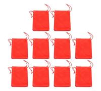Lot de 10 sacs en velours avec cordon de serrage pour bijoux et maquillage, pour mariages et fêtes (8 x 10 cm)