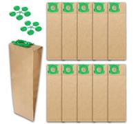 Lot de 10 sacs filtrants 5300REP pour aspirateurs verticaux Windsor Sensor S12 S15 XP12 XP15 XP18 SR12 SR15 SR18 Versamatic Plus & Sebo C/G/X Series