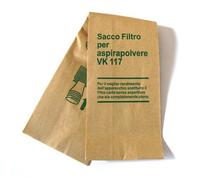 Lot de 10 sacs filtrants compatibles avec Vorwerk Folletto Vk116 Vk117