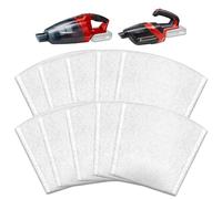 Lot de 10 sacs filtrants de rechange pour aspirateur à main compatible avec Ein-hell Power X-Change TE-VC 18 Li-Solo & TE-HV 18/06 Li-Solo Aspirateur à main sans fil