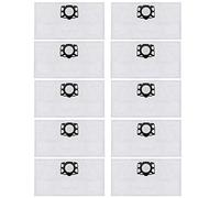 Lot de 10 Sacs filtrants en Non-tissé compatibles avec aspirateur Robot pour Karcher KFI357 KA40 WD2 Plus WD3 WD3s SE4001 SE4002 Alternative à 2.863-314.0