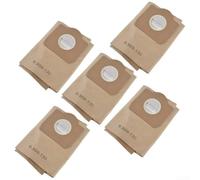 Lot de 10 sacs filtrants en papier pour sacs d'aspirateur Karcher 6.959-130.0 WD3, conçus pour retenir efficacement la poussière fine, afin que l'air intérieur reste propre et sans danger pour votre